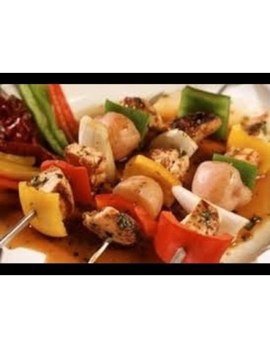 Brocheta de Pollo con Pimientos ,...