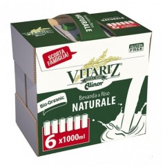 Bebida de Arroz Pack 6 unid de 1 L  (Vitariz)