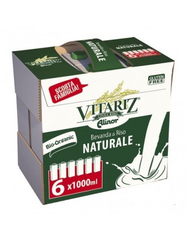 Bebida de Arroz Pack 6 unid de 1 L  (Vitariz)