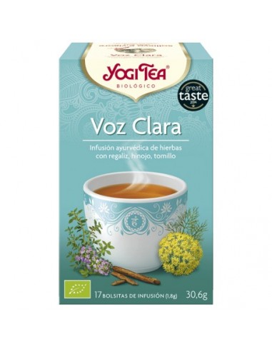 Yogi Tea Voz Clara 17 x 1.9 Gr (Yogi Tea)