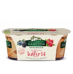 Kefir Ecológico con Frutas del Bosque 2 x 125 Gr (Casa Grande de Xanceda)