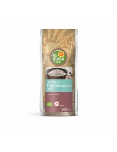Harina de Trigo Sarraceno Sin Gluten 500 Gr (Biovitagral)