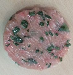 Hamburguesas de Pollo con Espinacas Ecológica, Pack 2 x 100 Gr