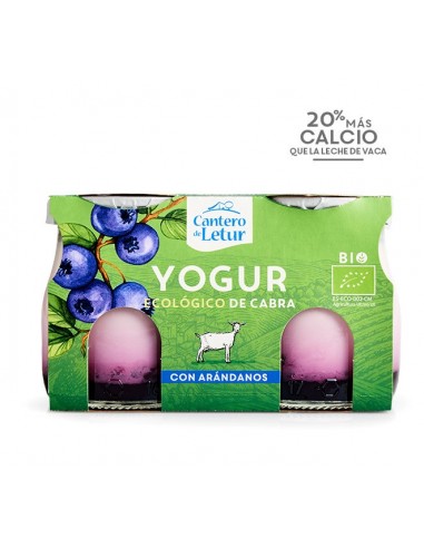 Yogur de Cabra con Arándanos 2 x 125 Gr (El Cantero de Letur)