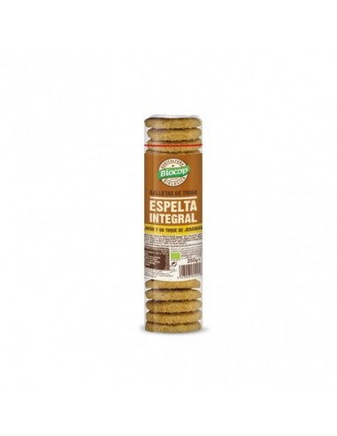 Galleta de Espelta Integral con Limón y Jengibre 250 Gr (Biocop)