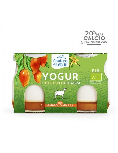 Yogur de Cabra con Mango y Vainilla 2 x 125 Gr (El Cantero de Letur)
