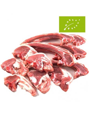 Chuletitas de Cordero Lechazo Ecológico, Pack 0,5 Kgs (Las Hazas)