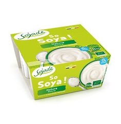 Yogur de Soja Natural Bio 4 x 100 Gr (Sojade)