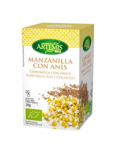 Manzanilla con Anís 20 Bolsitas...