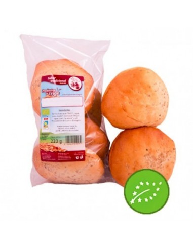 Pan de Hamburguesas de Espelta 4 Unid (El Horno de Leña)