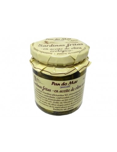 Sardinas Fritas en Aceite de Oliva 220 Gr (Pan Do Mar)