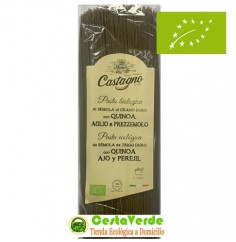 Espaguetis de Sémola de Trigo con Quinoa, Ajo y Perejil 500 Gr (Castagno)