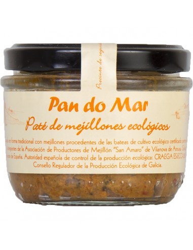 Paté de Mejillones 125 Gr (Pan do Mar)