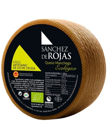 Queso Añejo Artesano de Leche Cruda 250 Gr (Sánchez de Rojas)
