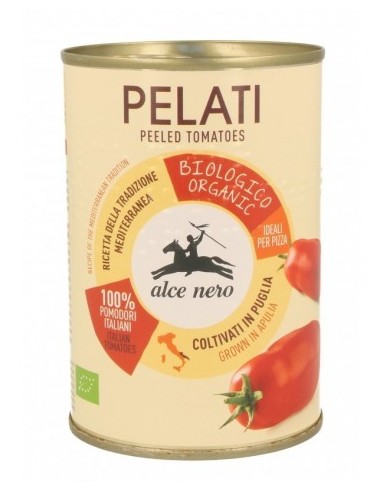 Tomates Pelados en Lata 400 Gr (Alce Nero)