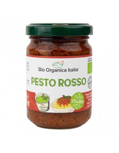 Pesto Rosso de Tomates Secos Vegano 140g (Bio Orgánica Italia)