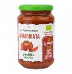 Salsa de Tomate Arrabiata Picante 350 Gr (Bio Orgánica Italia)