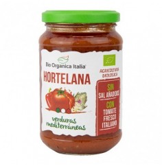 Salsa de Tomate Hortelana con Verduras Mediterráneas 350 Gr (Bio Orgánica Italia)