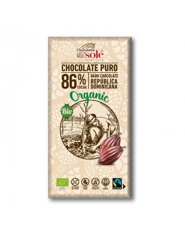 Chocolate Negro 86 % Cacao 100 Gr (Solé)