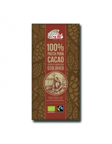 Chocolate Negro 100 % 100Gr (Solé)