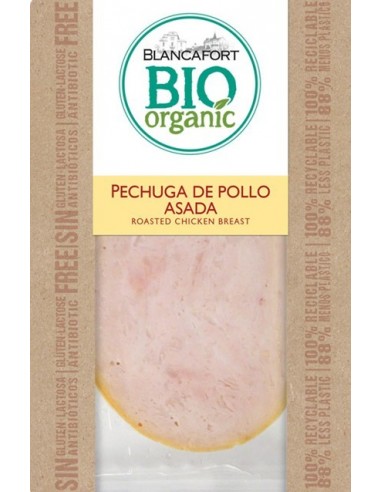 Pechuga de Pollo Asada Orgánica, Pack 100 Gr (Blancafort)