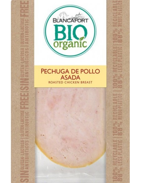 Pechuga de Pollo Asada Orgánica, Pack 100 Gr (Blancafort)