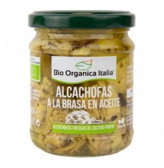 Alcachofas a la Brasa en Aceite 190 Gr (Bio Orgánica Italia)