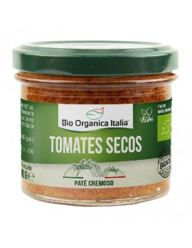 Paté Cremoso de Tomates Secos 90 Gr (Bio Organica Italia)