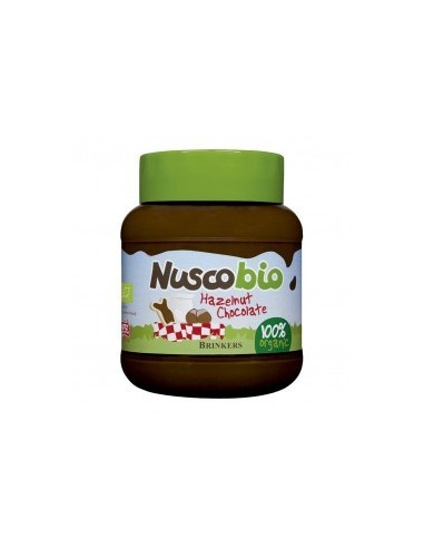 Crema de Chocolate Duo con Avellanas 400 Gr (Nuscobio)