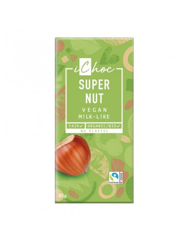 Chocolate Vegano con Avellanas 80 Gr (ichoc)