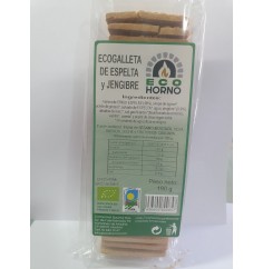 Ecogalleta de Espelta y Jengibre 190 Gr (Ecohorno)