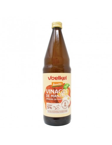 Vinagre de Manzana Sin Filtrar 750 Ml (Voelkel)