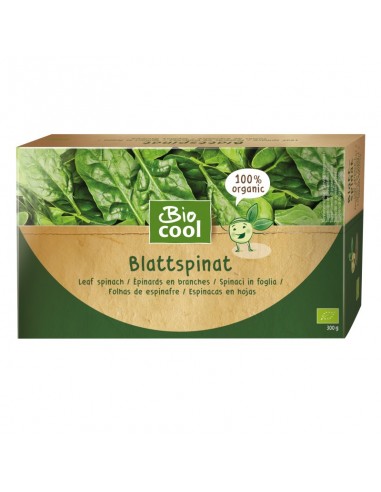Espinacas Congeladas 300 Gr (Bio Cool)