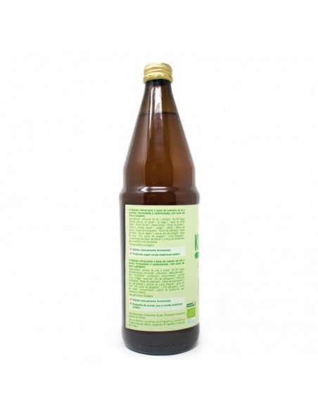 Kombucha Lima y Jengibre 750 Ml (Voelkel)
