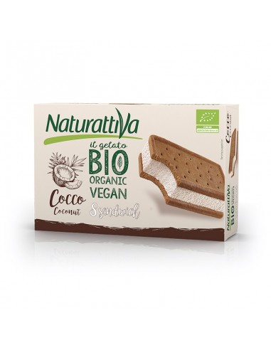 Sándwich Helado Vegetal de Coco 320...