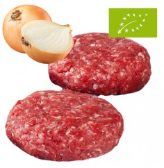 Hamburguesas de Ternera Ecológica con Cebolla, Pack 2 x 100 grs