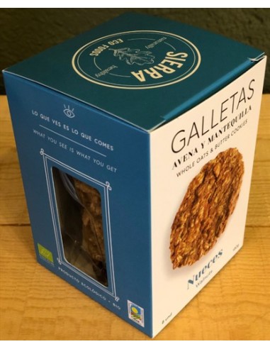 Galletas de Avena y Nueces 180 Gr (Sierra Ecofoods)