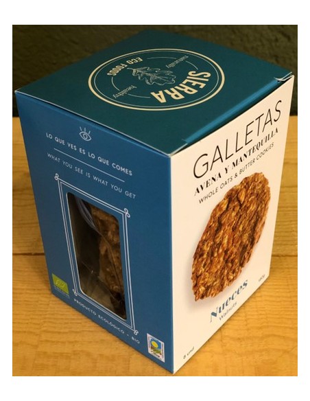 Galletas de Avena y Nueces 180 Gr (Sierra Ecofoods)