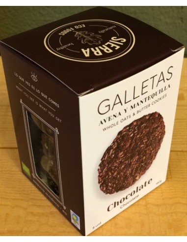 Galletas de Avena y Chocolate 180 Gr (Sierra Ecofoods)