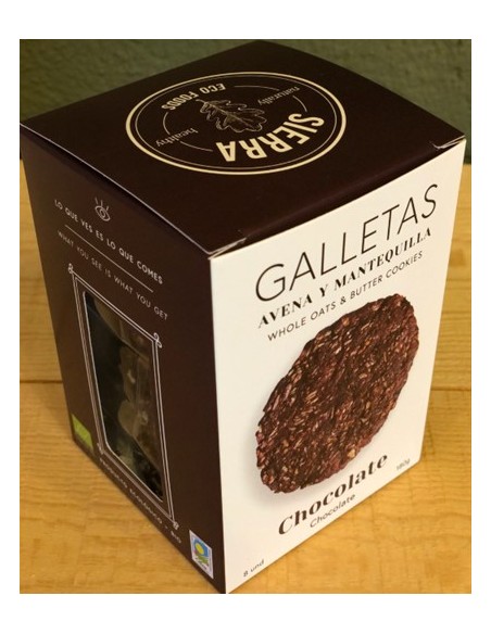 Galletas de Avena y Chocolate 180 Gr (Sierra Ecofoods)