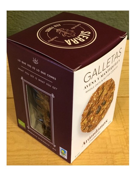 Galletas de Avena y Arándanos 180 Gr (Sierra Ecofoods)