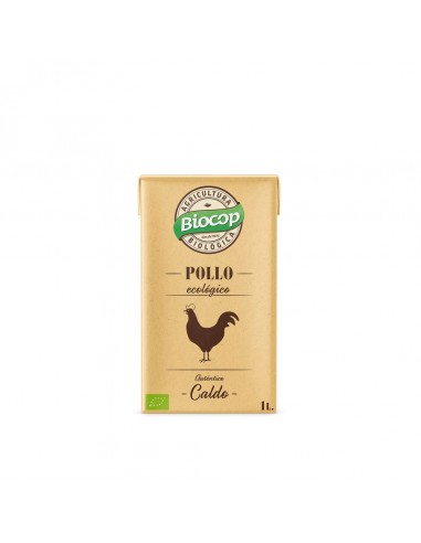 Caldo Auténtico de Pollo 1 L (Biocop)