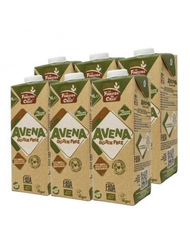 Bebida de Avena Sin Gluten, Pack de 6...