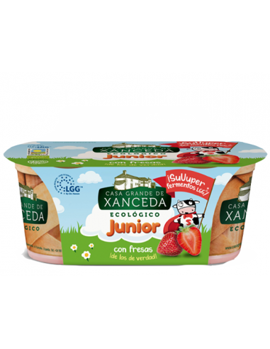 Yogur Junior con Fresas 2 x 125 Gr...