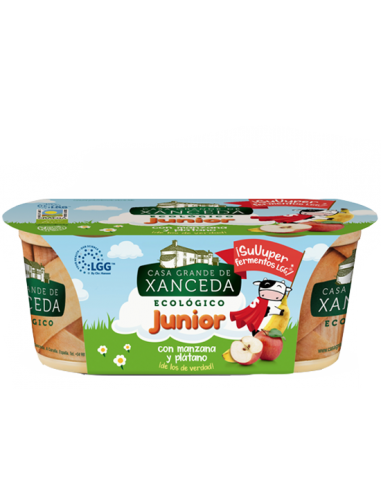 Yogur Junior con Manzana y Plátano 2...