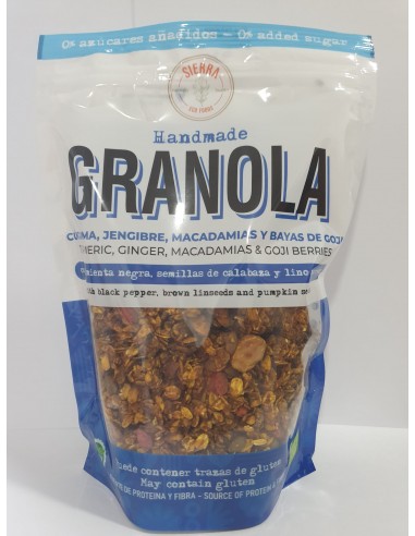 Granola de Cúrcuma, Jengibre,...