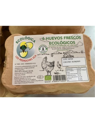 Huevos "M" Ecológicos 1/2 Docena (Los...