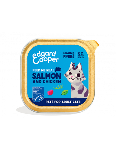 Tarrina para Gato Adulto de Salmón y...