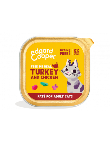 Tarrina para Gato Adulto de Pavo y...