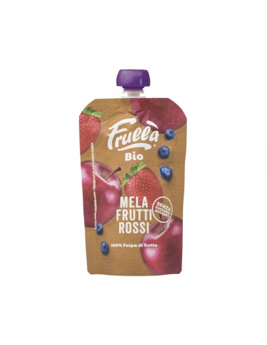 Puré de Manzana, Arándanos y Fresa...